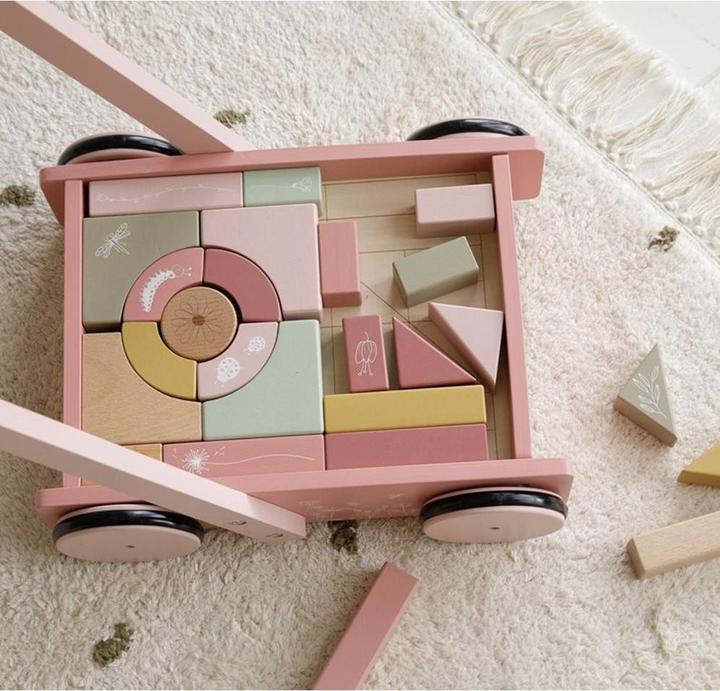 Produktbild Little Dutch Wagen mit Bauklötzen