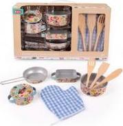 Image du produit MalPlay Set de casseroles en métal pour enfants