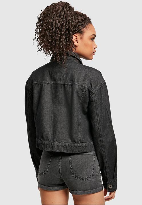 Actual product image Urban Classics Ladies Short Oversized Denim Jacket (L)