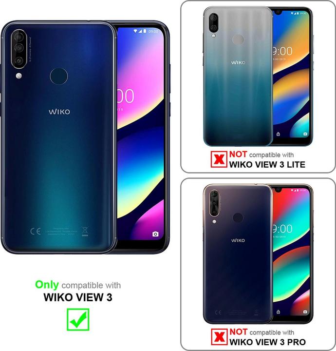 Actual product image Cadorabo Display protection glass (1 Piece, Wiko View 3)