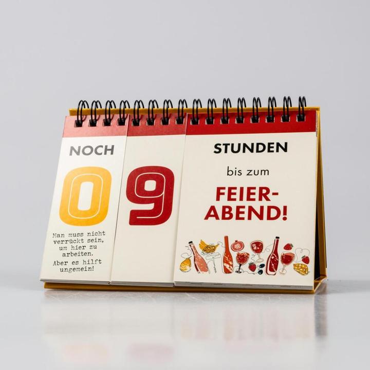 Immagine prodotto Calendario conto alla rovescia per l'ufficio (Copertina rigida, Tedesco)