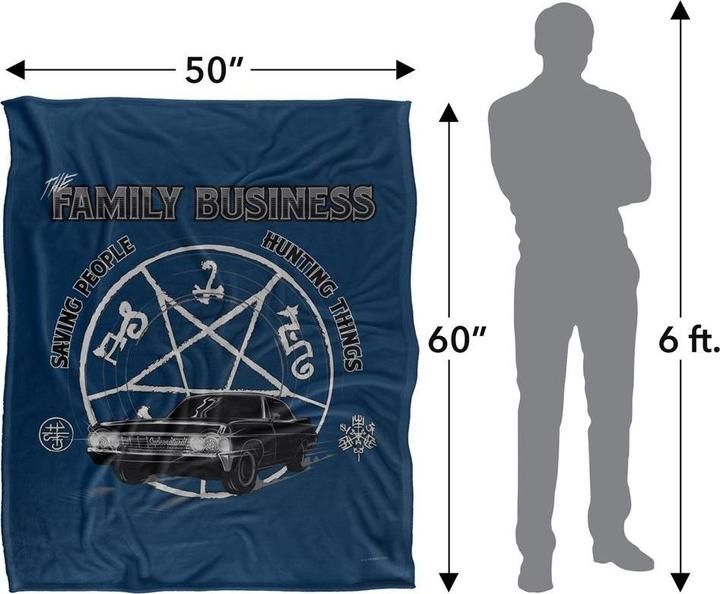 Immagine prodotto Supernatural Saving People, Hunting Things Coperta (152 x 127 cm)