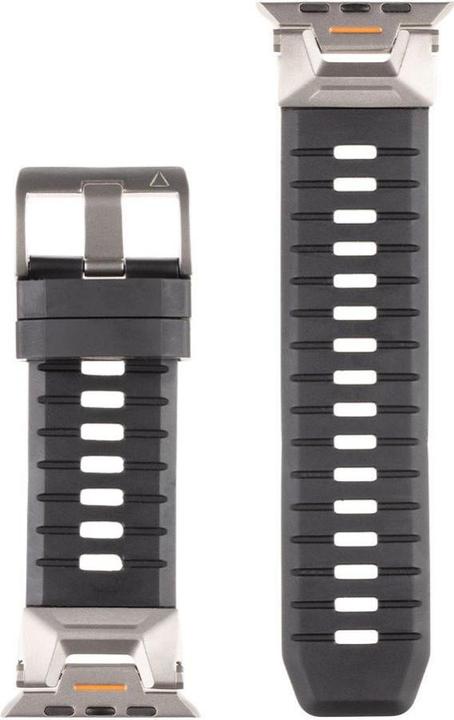 Immagine prodotto Tactical Banda tattica resistente per Apple Watch Ultra Black (Acciaio inossidabile, Fluoroelastomero)