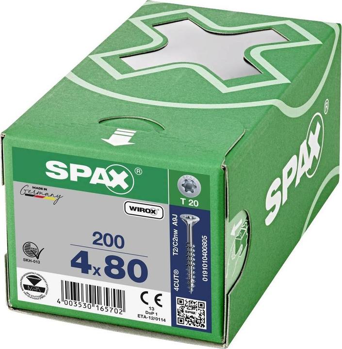 Immagine prodotto Spax Viti mordenti per pannelli truciolati (200 Viti per pezzo)