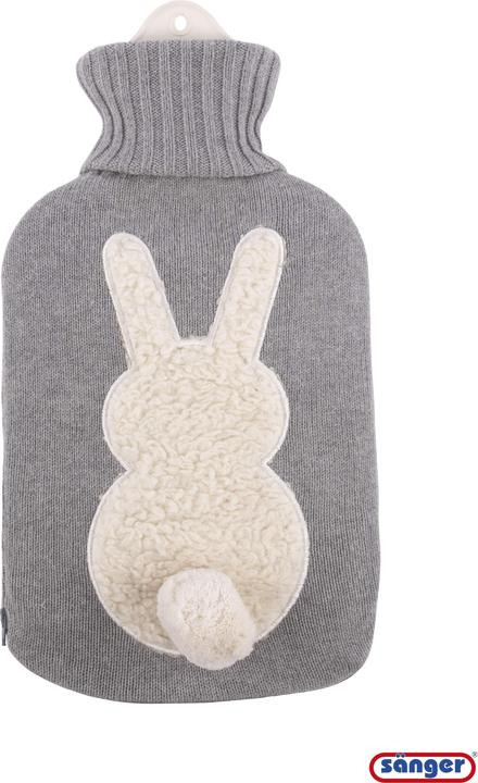 Produktbild Sänger Wärmflasche aus Naturkautschuk mit Strickbezug 2l Hase Btl (2 l)