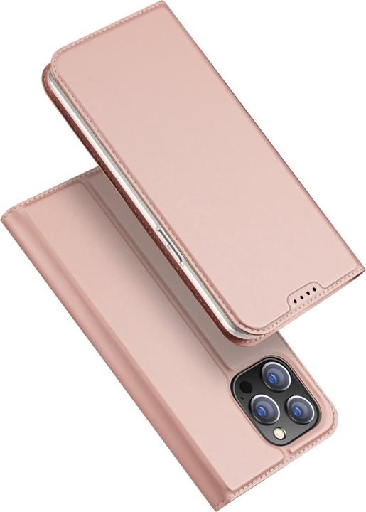 Produktbild Dux Ducis Skin Pro Wallet Case for iPhone 15 Pro Max - Pink (Apple iPhone 15 Pro Max)
