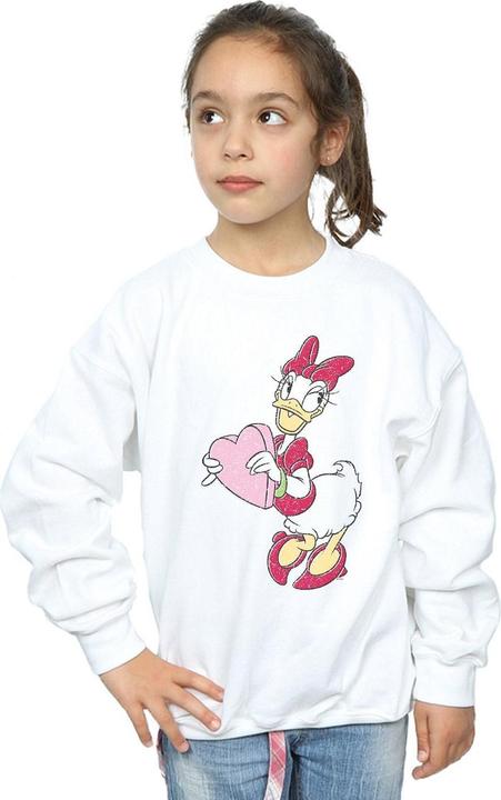 Immagine prodotto Disney Daisy Duck Love Heart Felpa Ragazze (140, 146)