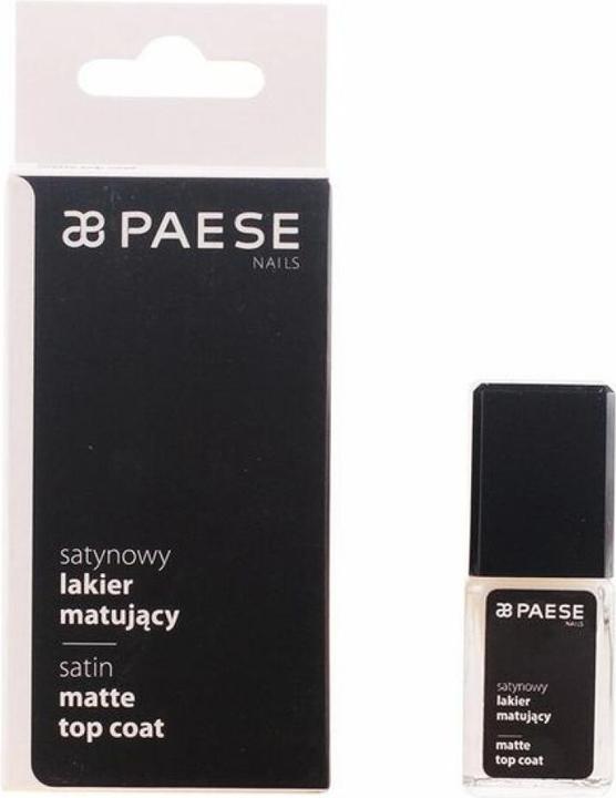 Actual product image Paese Nail Care Satin Matte Top Coat 9 ml (Top coat)