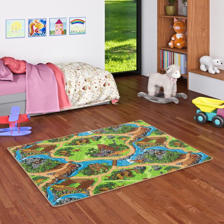 Actual product image Snapstyle Kinder Spiel Strassenteppich (100 x 200 cm)