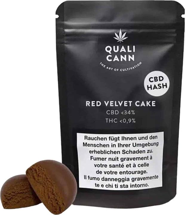 Actual product image Genuine Swiss Qualicann Red Velvet Cake (Red Lebanese) (8.90 g, Indoor)