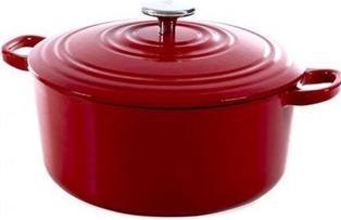 Actual product image BK Bourgogne Braadpan - 28 cm - Chilli Red (28 cm, Casserole + Stewpot)