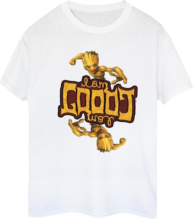 Immagine prodotto Guardians Of The Galaxy Groot Inverted Grain Maglietta Ampia Donna (XL)