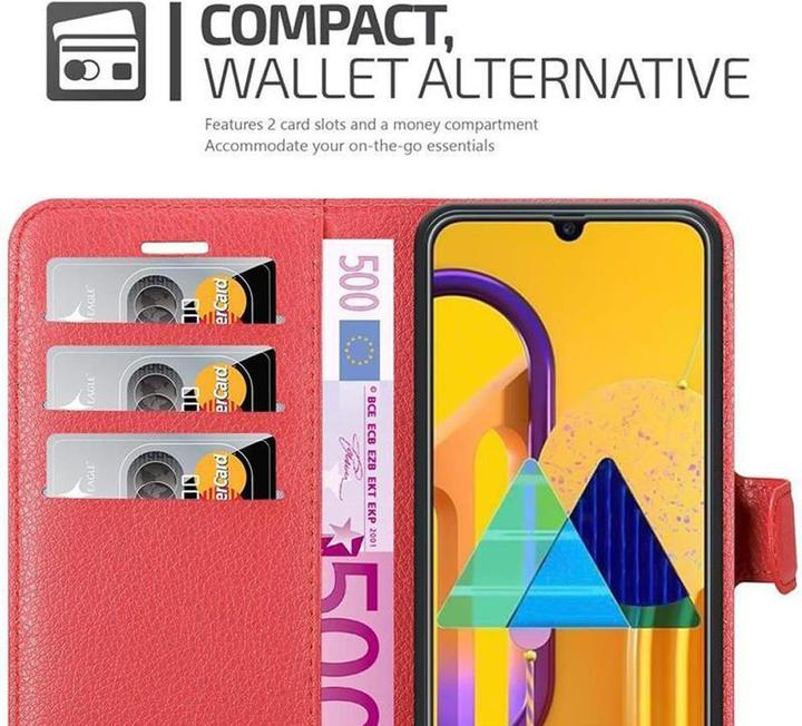 Actual product image Cadorabo Book with stand function cover (Samsung Galaxy M21, Samsung Galaxy M30s)