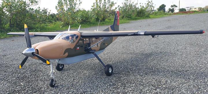 Actual product image Seagull Models cessna 208 grand caravan ex 85" 45cc "military" (Scale Helicopter)