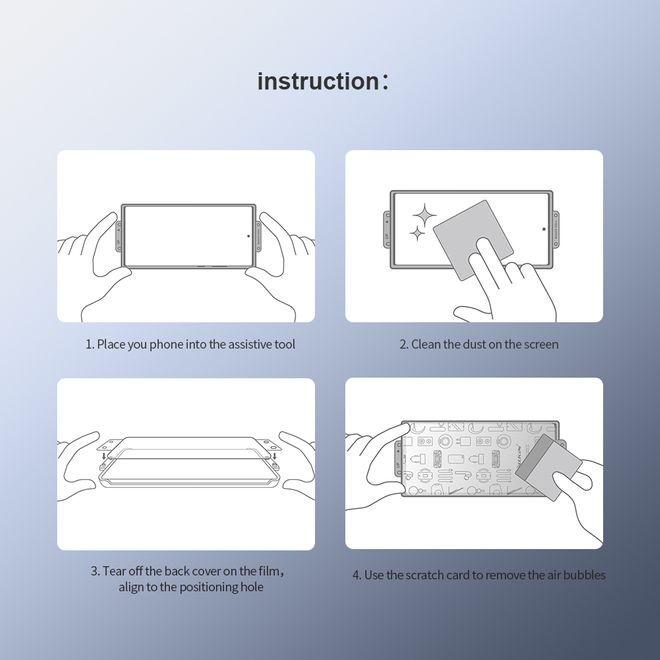 Actual product image Nillkin Impact Resistance Curved protective film - 2 pieces (2 Piece, Huawei P50 Pro)