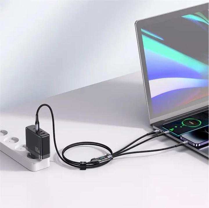Produktbild Usams USB Typ C – Lightning, USB Typ C, Micro USB B (1.20 m, USB 2.0)