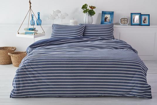Actual product image Living Home Melange Jersey Double Face (Bedding set, 140 x 220 cm, 70 x 90 cm)