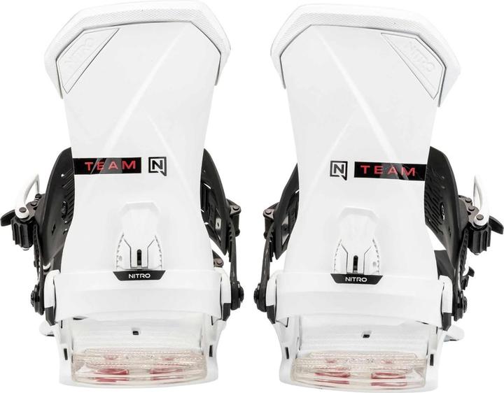 Image du produit Nitro Team Men's Snowboard Bindings "White" 2025-L (44 - 48) (L)