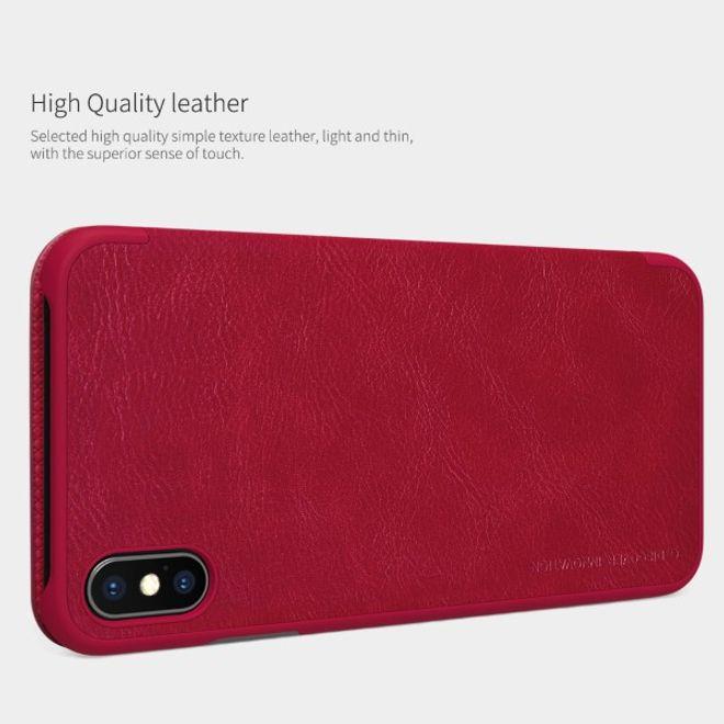 Actual product image Nillkin Qin Series (Apple iPhone XS Max)