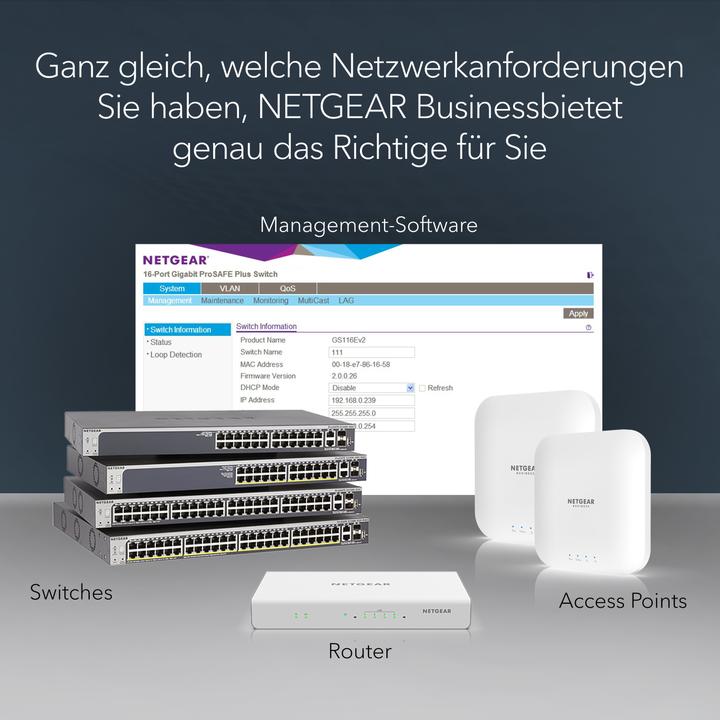 Produktbild Netgear Gs108e-300pes (8 Ports)