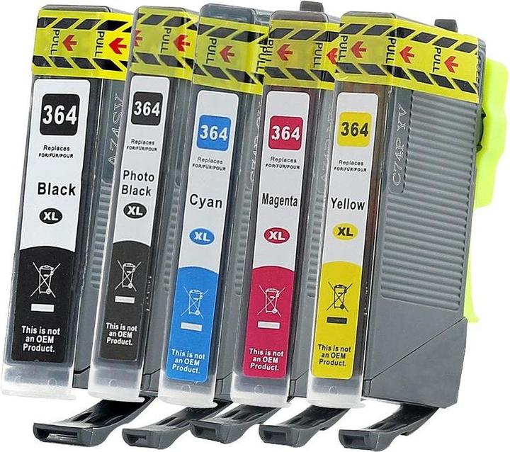 Immagine prodotto Hermex Cartuccia d'inchiostro XL compatibile per HP PhotoSmart 6520 e-All-in-One (M, C, Y, FC, PBK)