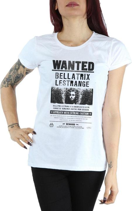 Image du produit T-shirt en coton Femmes/Dames Bellatrix Lestrange Wanted Poster (XXL)