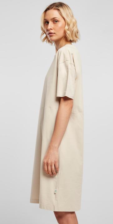 Actual product image Urban Classics Ladies Organic Oversized Slit Tee Dress (M)