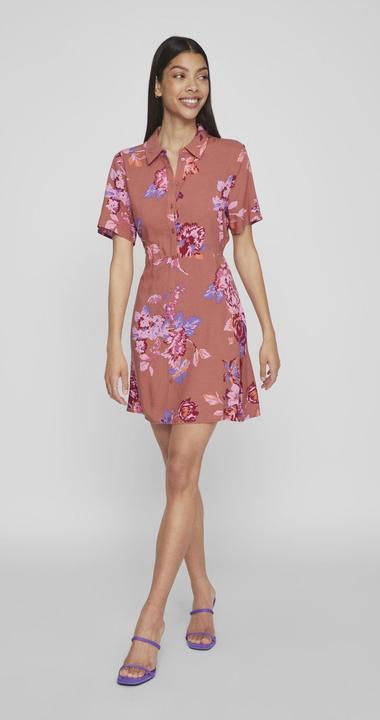 Actual product image Vila Short Sleeved Blouse Dress (38)