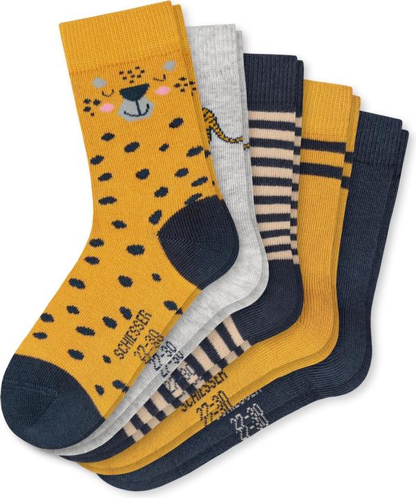 Schiesser 5er Pack Tiger Kindersocken Jungen