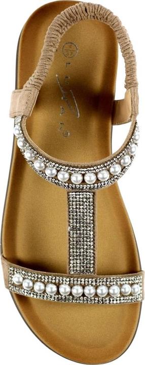 Actual product image Lunar Womens/Ladies Tancy Pearl Sandals (39)