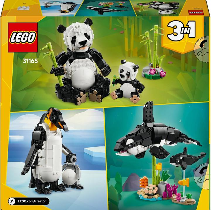Produktbild LEGO Wilde Tiere: Pandafamilie (31165, LEGO Creator 3-in-1)