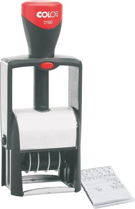 Produktbild Colop Wort- und Datumsstempel 2160/RL Rot/Schwarz