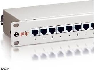 Produktbild equip 19" Patchpanel: 16 Port, 1HE, grau