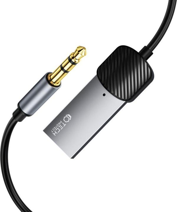 Actual product image Tech-Protect Protect Bluetooth adapter UltraBoost AUX Audio, grey