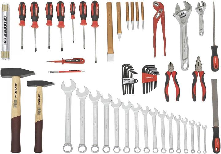 Gedore Red red R21650059 ALLROUND tool set in tool box 59 pieces (59 pieces)