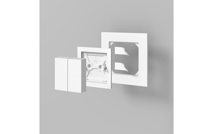 Produktbild Hager pro, UP Funktaster, 4-fach, Schwarz, für Philips Hue