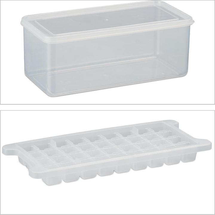 Actual product image Relaxdays 6pcs. ice cube mould set