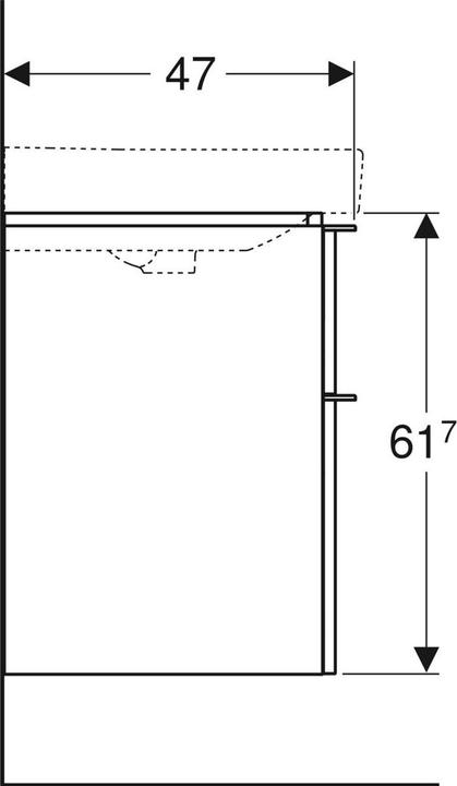 Immagine prodotto Geberit 500.356.JK.1 (118,5 x 47 x 62 cm)