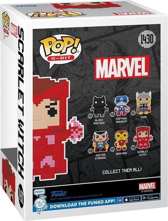 Image du produit Funko Marvel POP! 8-Bit Figurine vinyle Scarlett Witch 9 cm