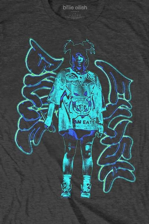 Actual product image Universal Textiles Unisex Adult Neon Graffiti T-Shirt (XXL)