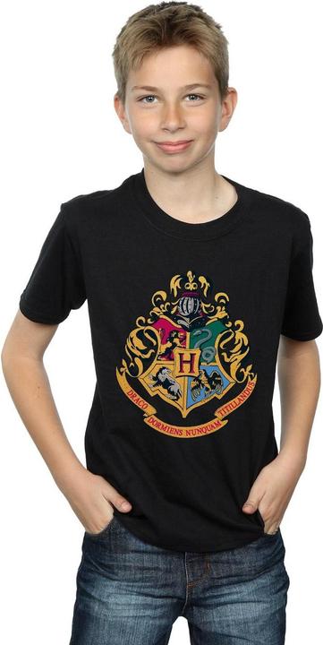 Immagine prodotto Hogwarts Crest Gold Ink Maglietta Ragazzi (152, 158)