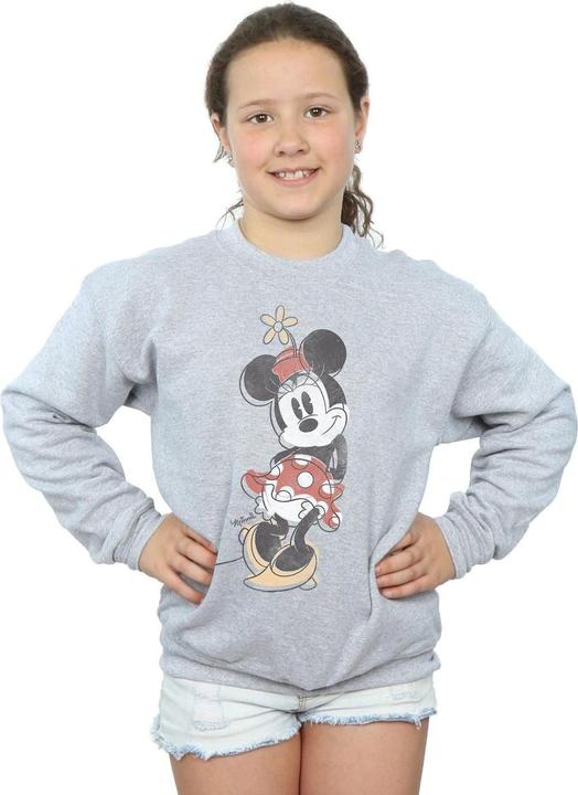 Actual product image Disney Girls Minnie Mouse Offset Sweatshirt (140, 146)