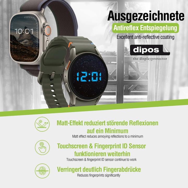 Immagine prodotto Dipos Pellicola Protettiva Antiriflesso per SilverCrest Kinder Smartwatch