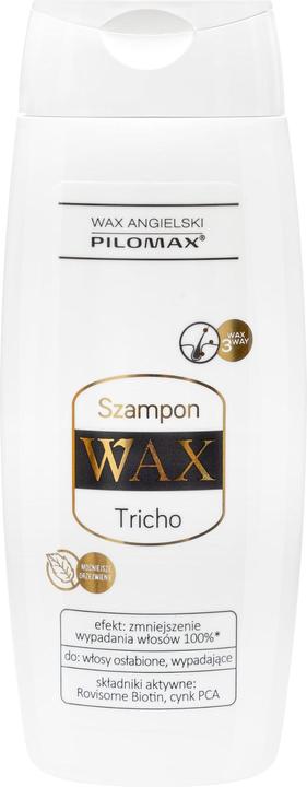 Pilomax Wachs English, Tricho Stärkung Shampoo gegen Haarausfall, 200 ml (200 ml, Flüssiges Shampoo)