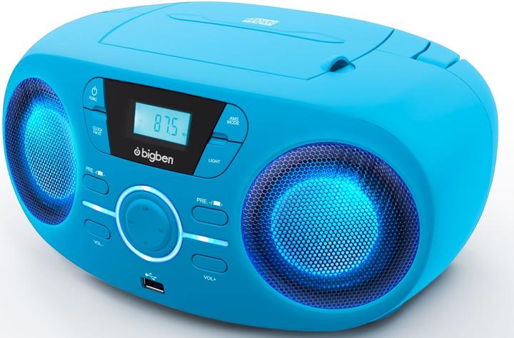 Actual product image Bigben Portable CD/ Radio CD61 USB - blue (FM, AM)
