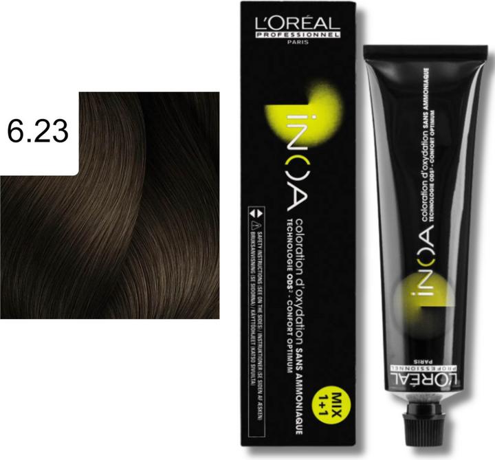 Image du produit L'Oréal Paris INOA 6,23 Blond foncé irisé or (6,23 Or irisé blond foncé)
