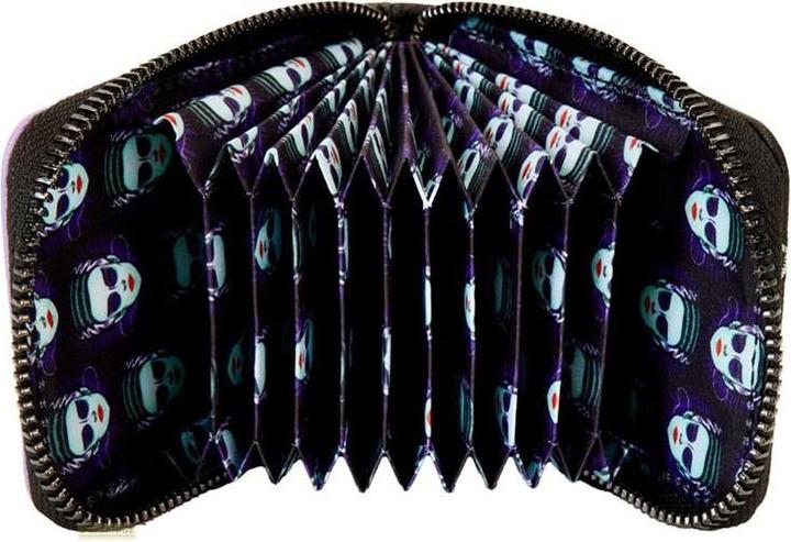 Actual product image Loungefly Universal Monsters by Wallet Bride of Frankenstein Neon Mask