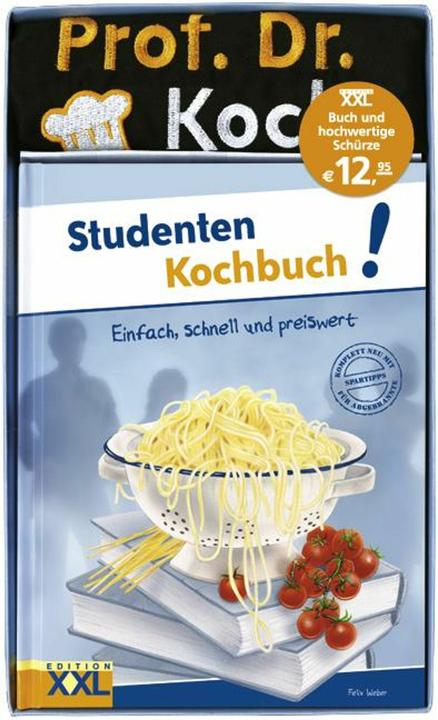 Immagine prodotto Studenten Kochbuch! mit Schürze (Tedesco, Felix Weber, 2011)