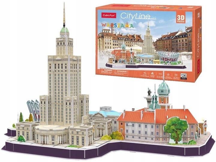 Produktbild Cubicfun Cityline Warschau 3D-Puzzle von (126 Teile)