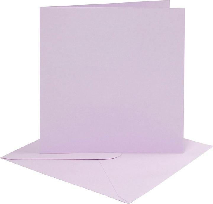 Actual product image Creativ Company Cards and envelopes light violet, 4 pcs. (4 pcs.)